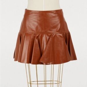 Impeccable Pig Faux Leather Skirt
